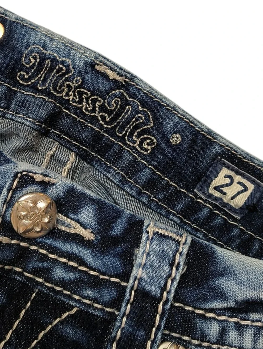 Miss Me Signature Ankle Skinny Jeans Size 27
